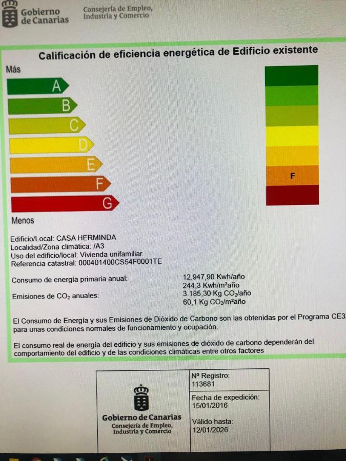 Casa Rural Dona Herminda La Matanza De Acentejo Eksteriør billede